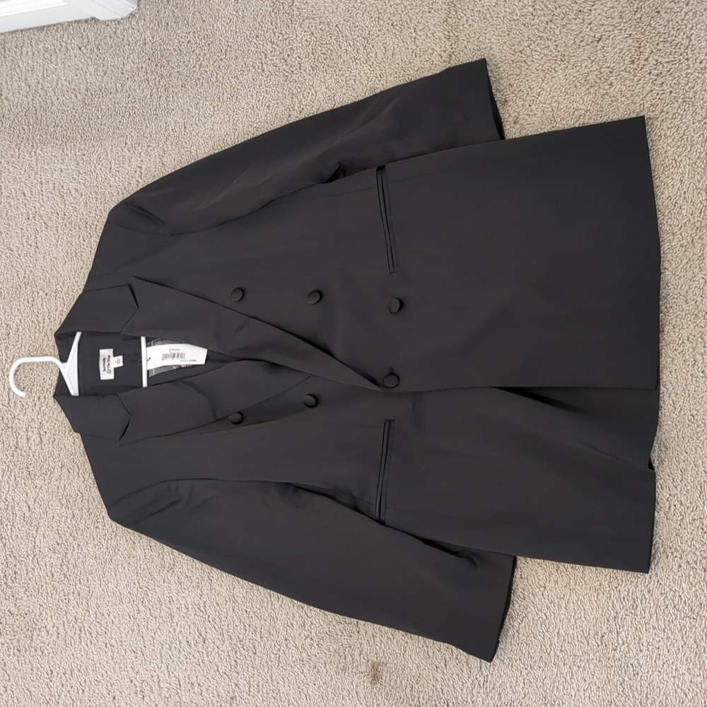 The Drop black blazer dress